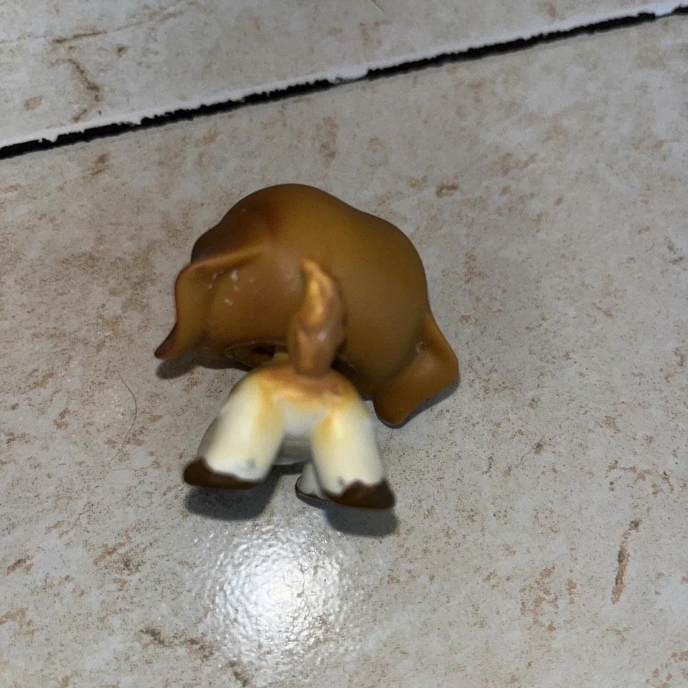 Littlest Pet Shop Brown ST BERNARD #335‎ Green Dot Eyes 2006
